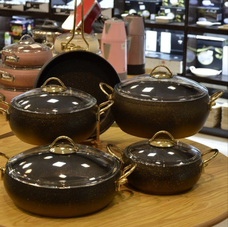 سرویس قابلمه ۹ پارچه رز هوم